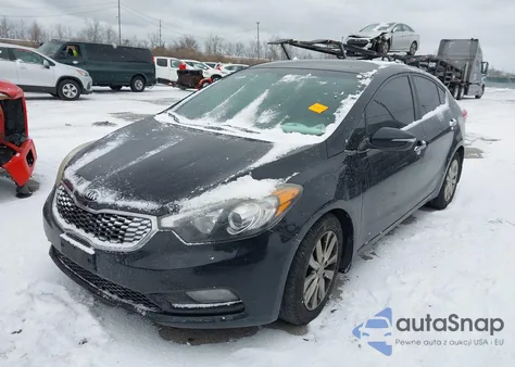 2015 Kia Forte Ex из США, поврежденный, VIN KNAFX4A86F5343664